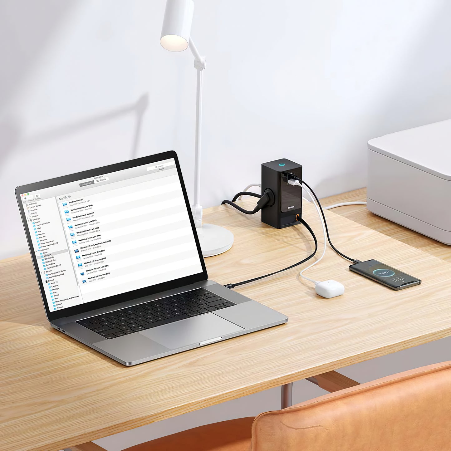 Produžni kabl Baseus GaN3 Pro PowerStrip, 65W, 3.25A, 1 x USB-A - 1 x USB-C - 2 x Schuko, Crni PSLR000301