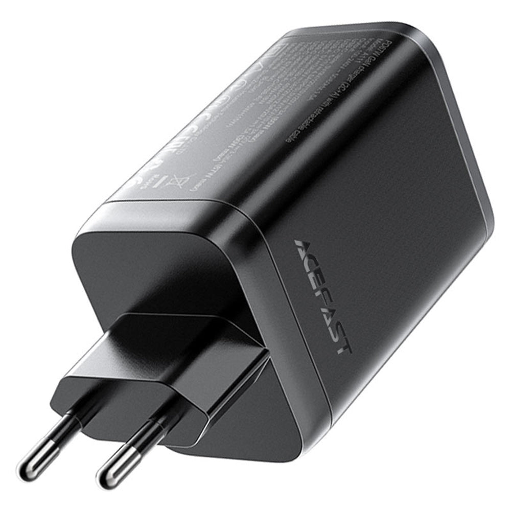 Punjač za mrežu sa USB-C kablom Acefast A111, 67W, 3A, 1 x USB-A - 1 x USB-C, Crni