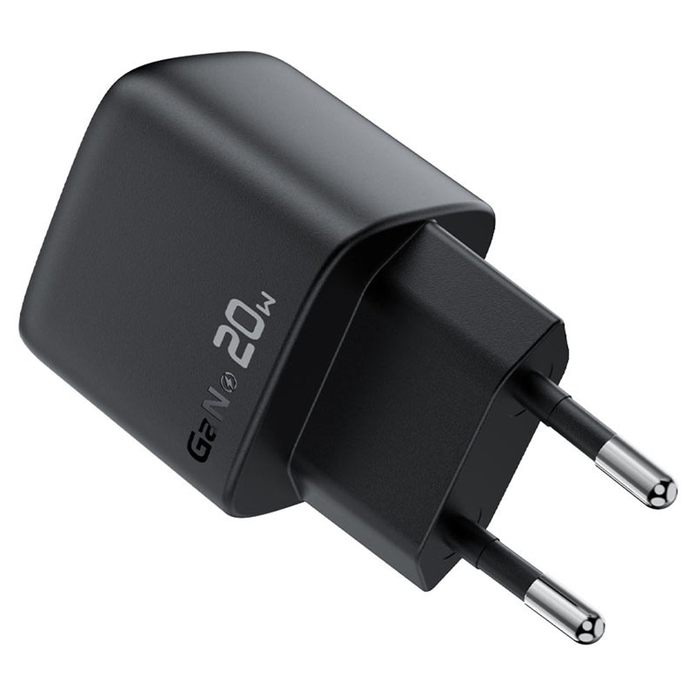 Punjač mreže sa USB-C kablom Acefast A113 Display, 20W, 3A, 1 x USB-C, Crni
