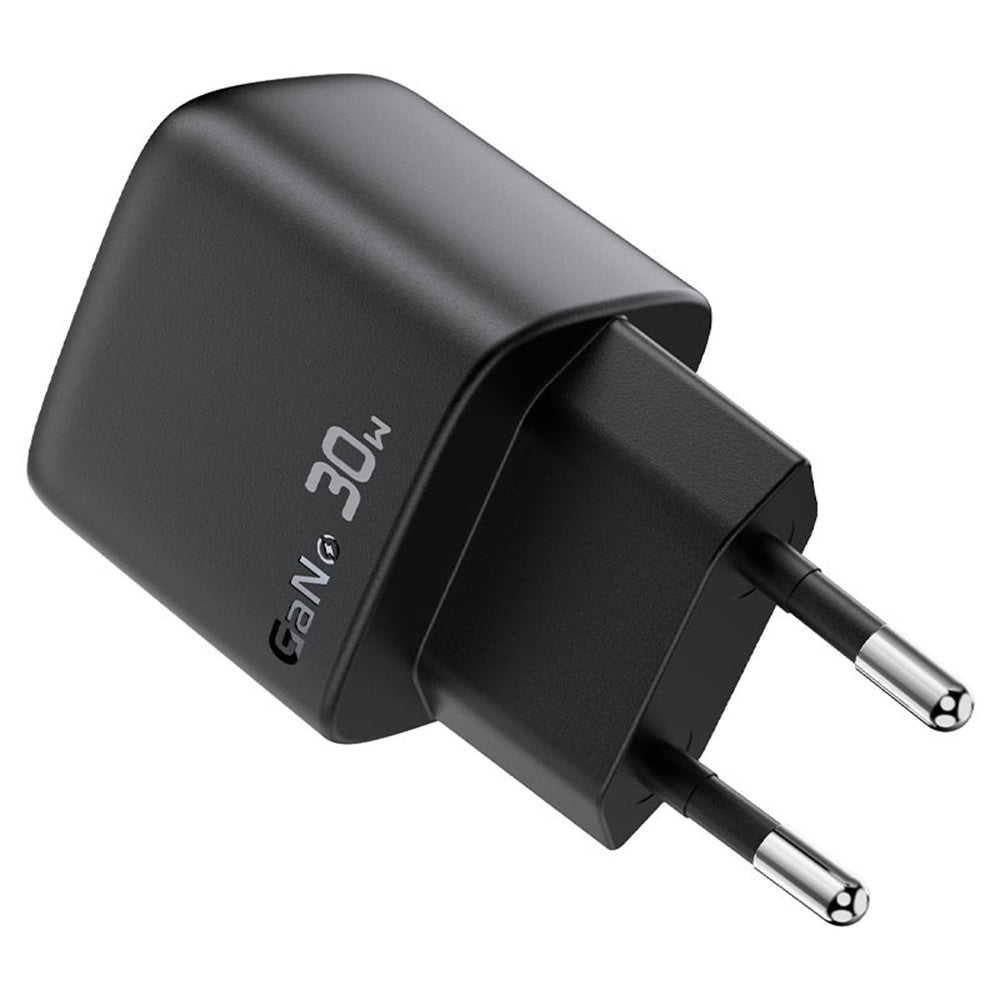 Punjač mreže sa USB-C kablom Acefast A115 Display, 30W, 3A, 1 x USB-C, Crni