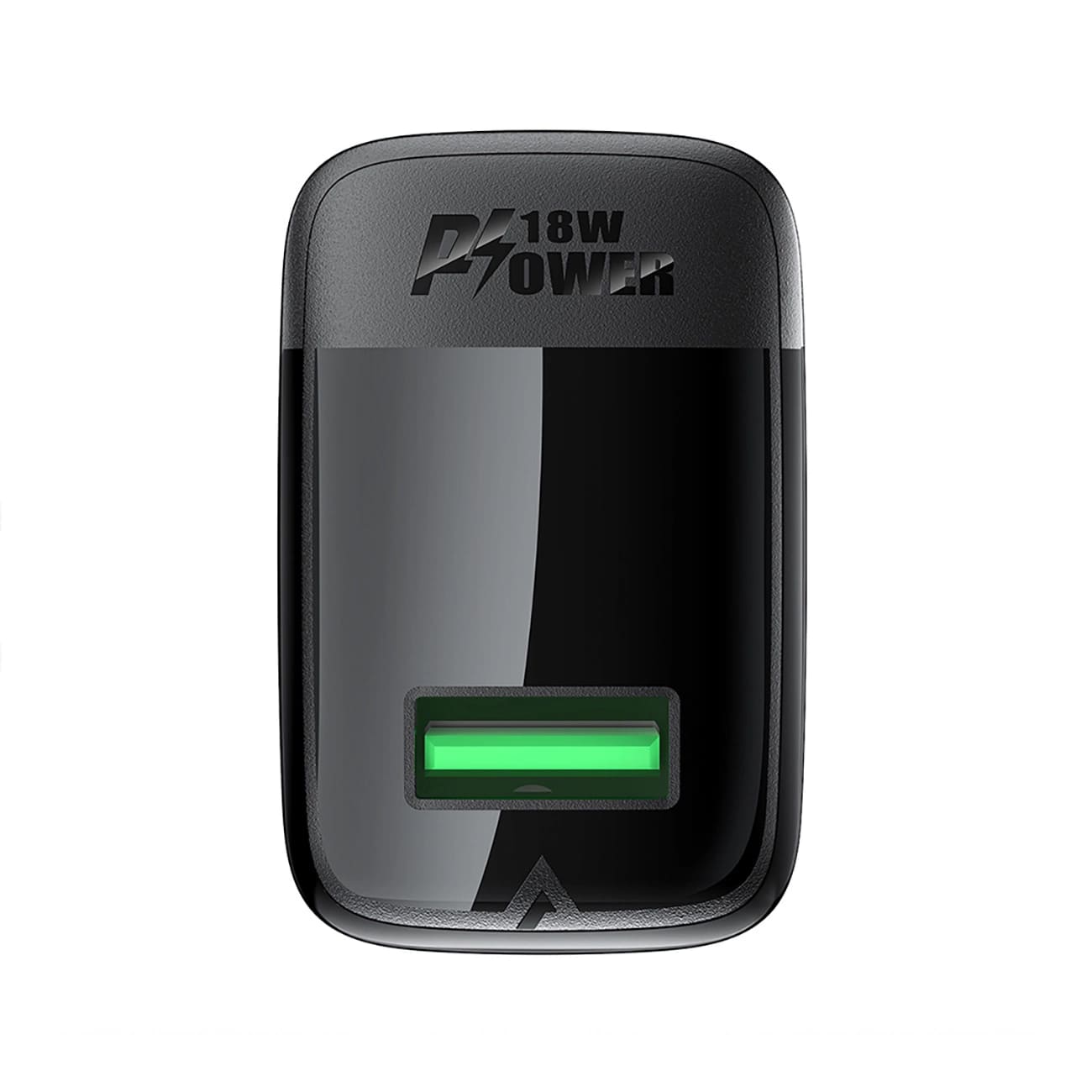 Punjač mreže sa USB-C kablom Acefast A90, 18W, 3A, 1 x USB-A, Crni
