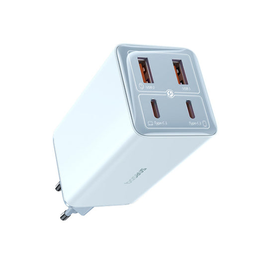 Mrežni punjač sa USB-C kablom Baseus GaN6 Pro, 100W, 3.25A, 2 x USB-A - 2 x USB-C, Plavi P10162705312-00