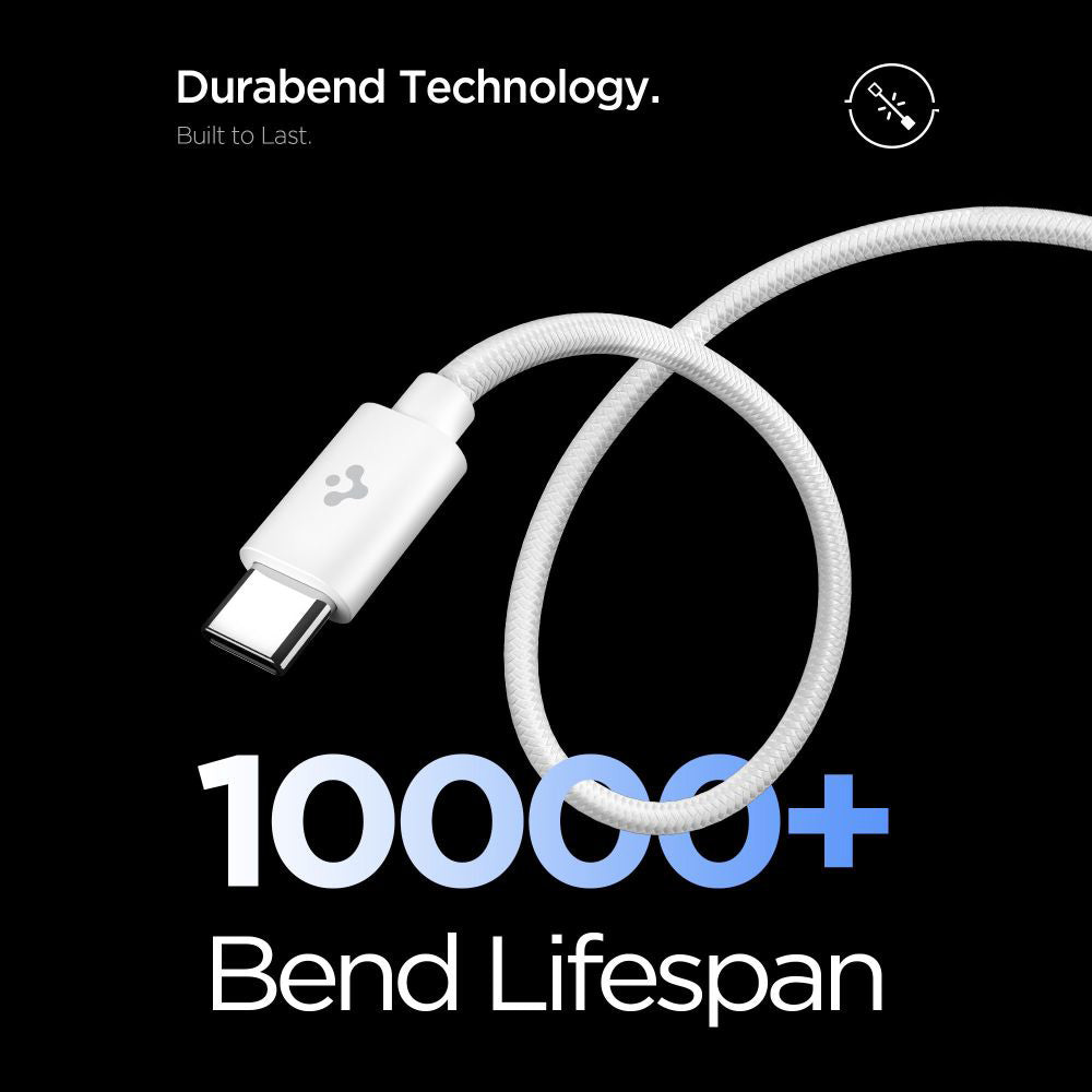 Punjač za mrežu sa USB-C kablom Spigen EE451EU Essential, 45W, 3A, 1 x USB-C, Beli ACH09473