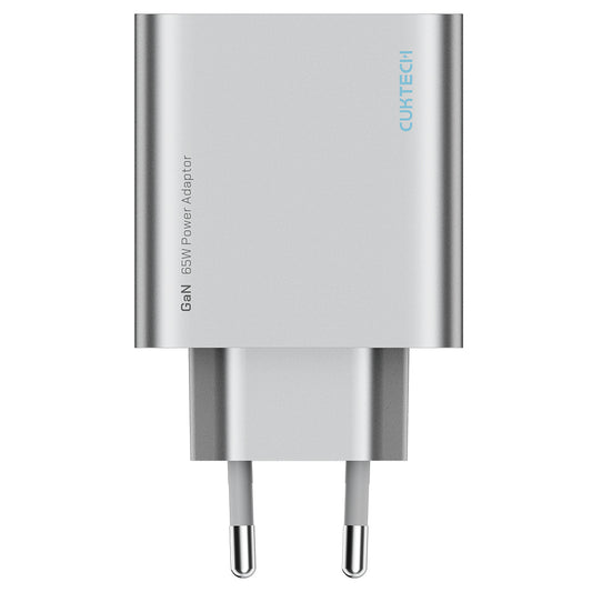 Punjač za mrežu Cuktech, 65W, 3.25A, 1 x USB-A - 2 x USB-C, Bela CUK0A15CEUSL