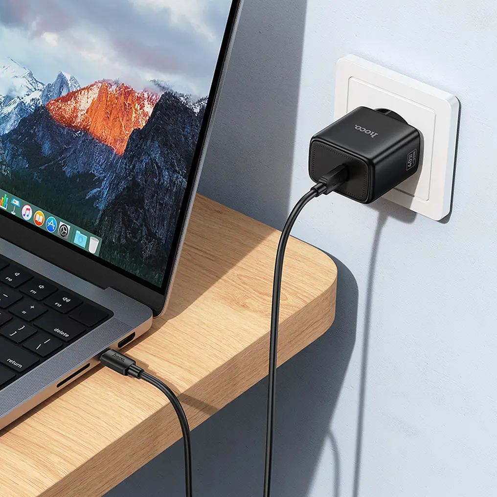 Punjač za mrežu HOCO N83, 40W, 3A, 1 x USB-C, Crna