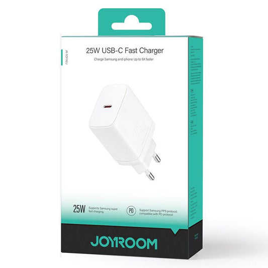 Punjač Mreže Joyroom JR-TCF11, 25W, 3A, 1 x USB-C, Beli