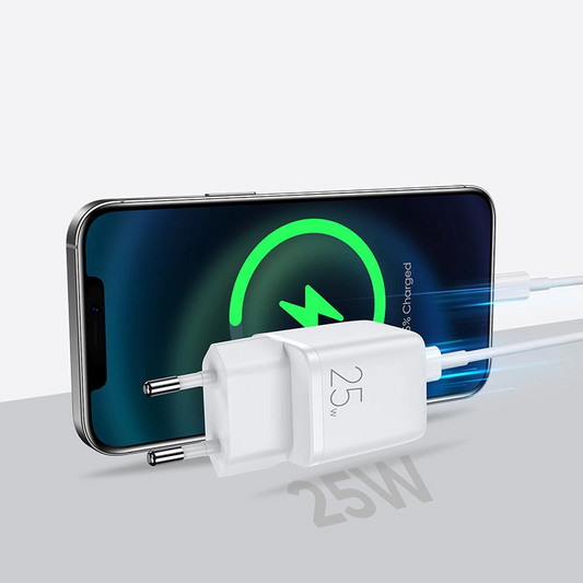 Punjač mreže Joyroom L-P251, 25W, 3A, 1 x USB-C, Beli