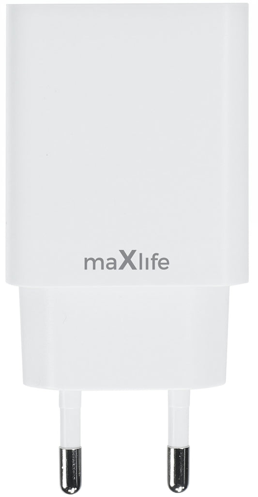 Punjač za mrežu MaXlife MXTC-13-20C, 20W, 3A, 1 x USB-C, Bela