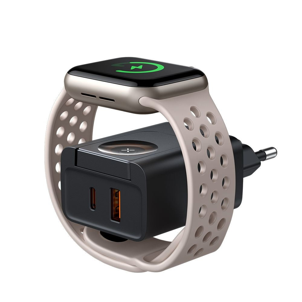 Mrežni punjač McDodo CH-3700 Companion, 30W, 3A, 1 x USB-A - 1 x USB-C, Crni