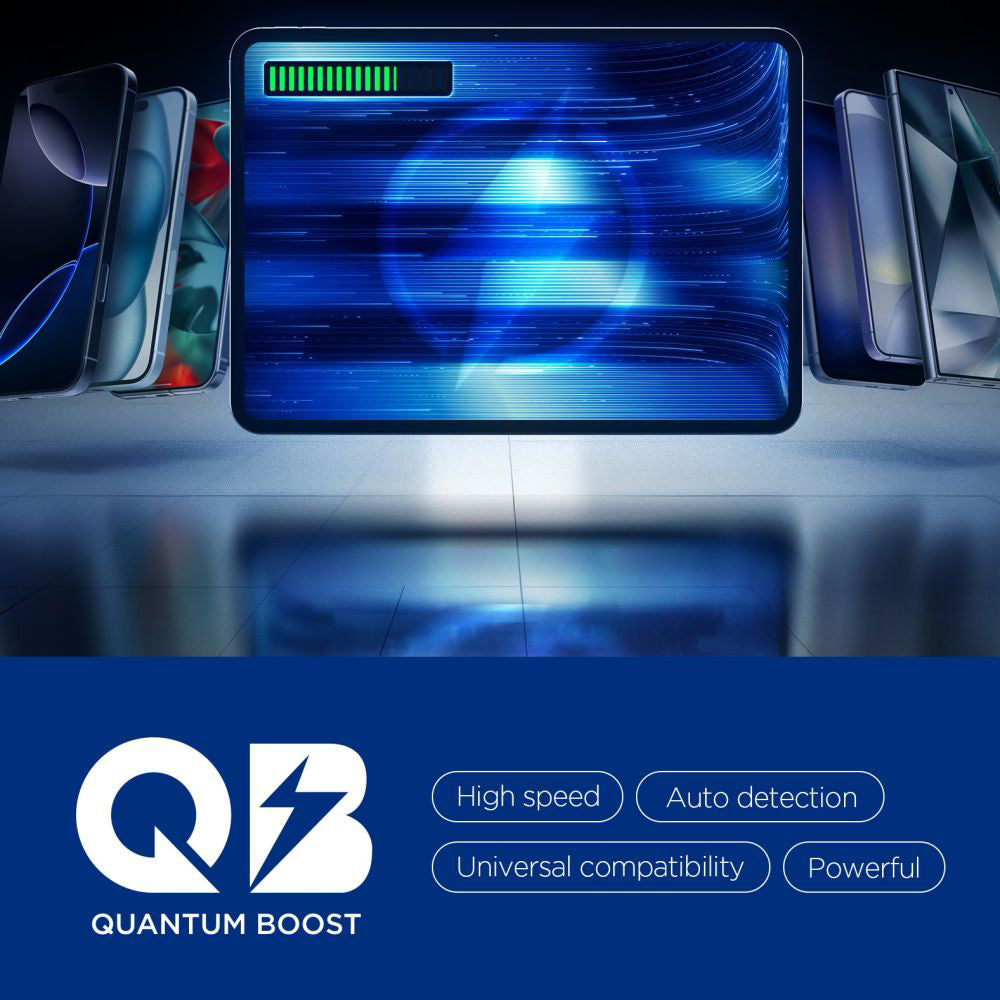 Punjač za mrežu Spigen Essential, 35W, 3A, 1 x USB-A - 1 x USB-C, Crni