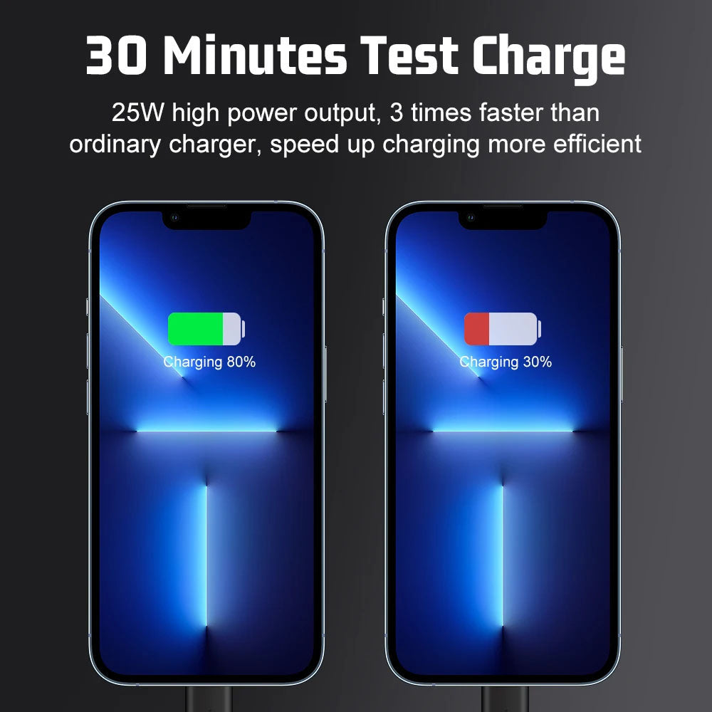Punjač mreže Techsuit CHPD216 Tiny, 25W, 3A, 1 x USB-A - 1 x USB-C, Beli