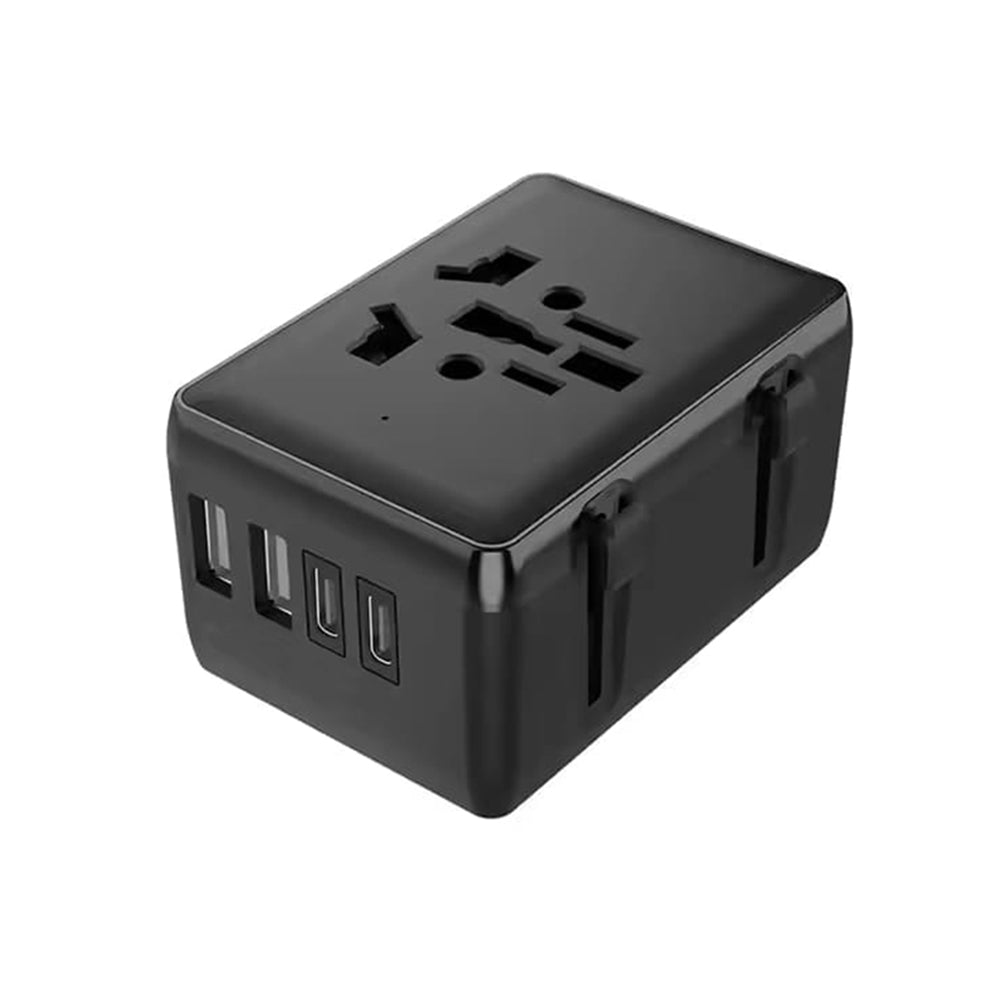 Punjač mreže Techsuit HHT203A Travel, 20W, 3A, 2 x USB-A - 2 x USB-C, Crni