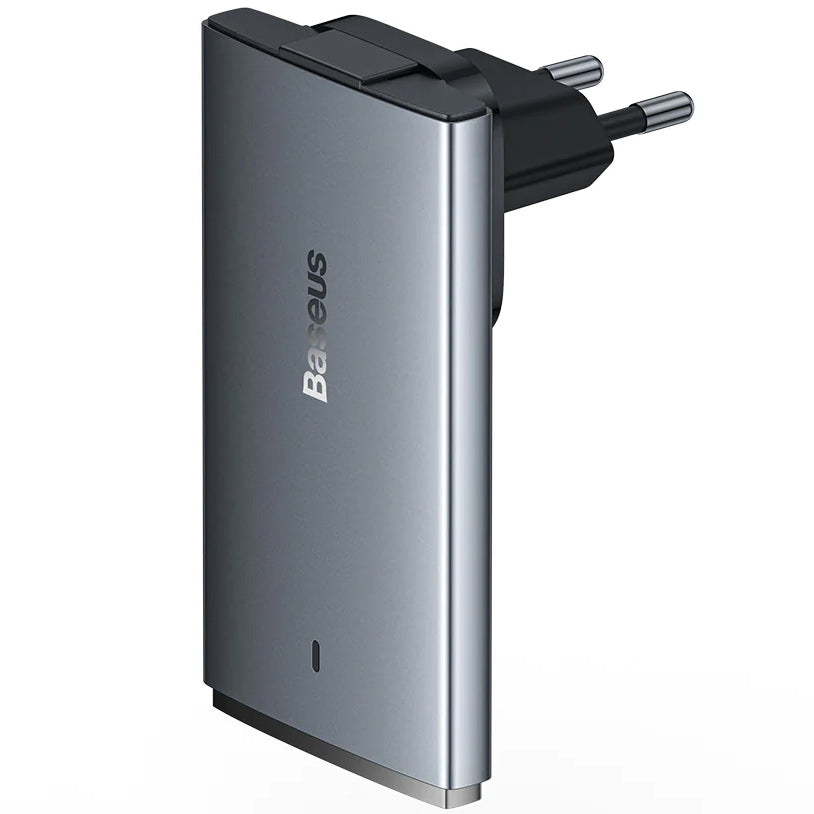 Punjač za mrežu sa USB-C kablom Baseus GaN5 Pro Ultra Slim, 65W, 3.25A, 1 x USB-C, Sivi CCGP150113