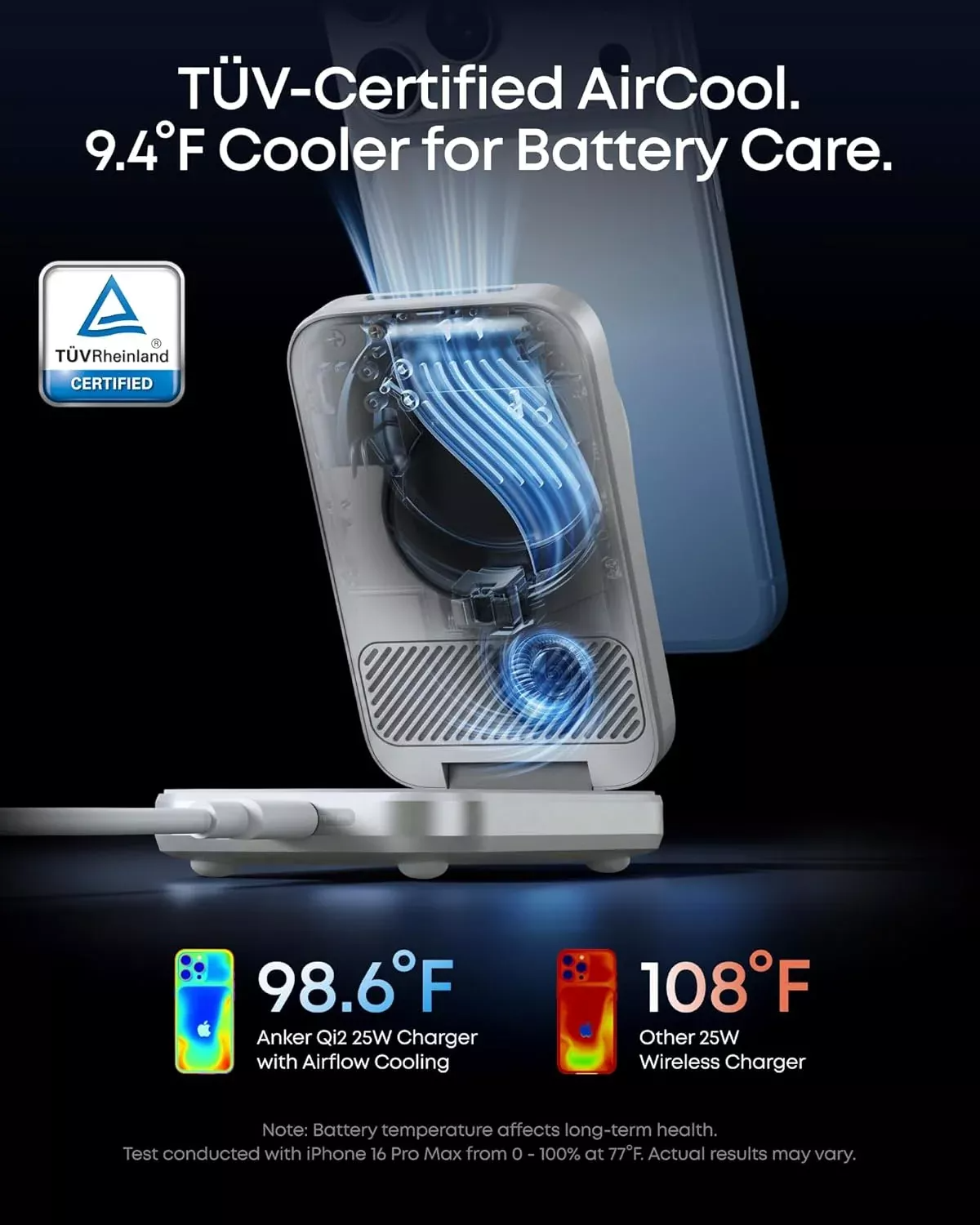 Bežični mrežni punjač Anker Prime MagGo 3in1, 25W, Bela B25N1G21