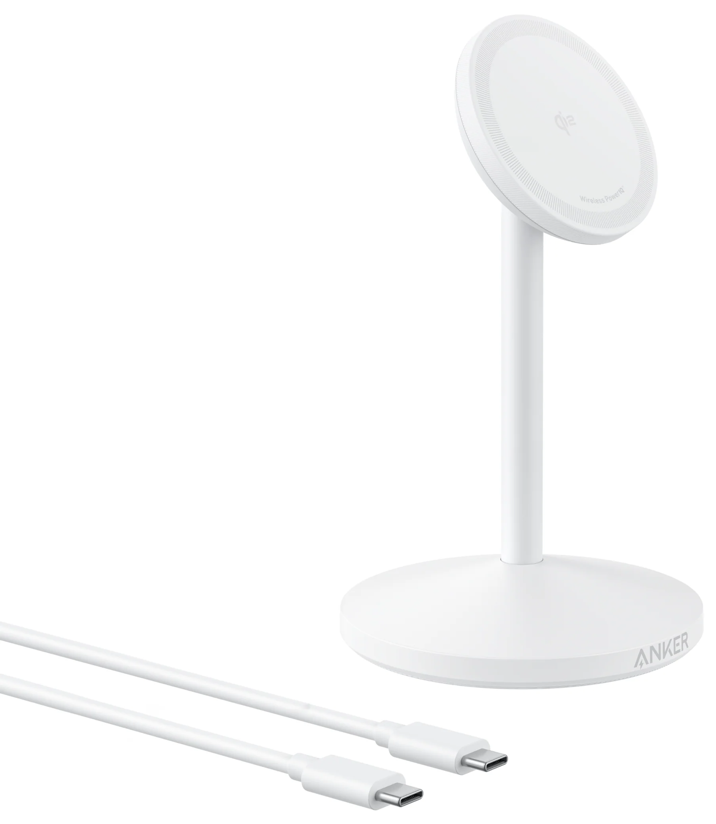 Bežični punjač Anker MagGo Stand, 15W, 1.67A, Beli A25X1H21