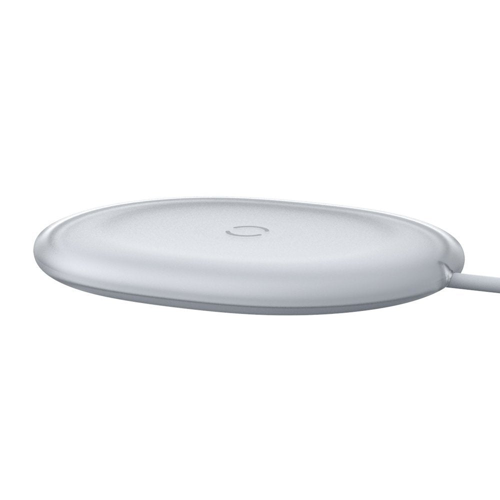 Bežični punjač Baseus Jelly, 15W, 1.67A, Beli WXGD-02