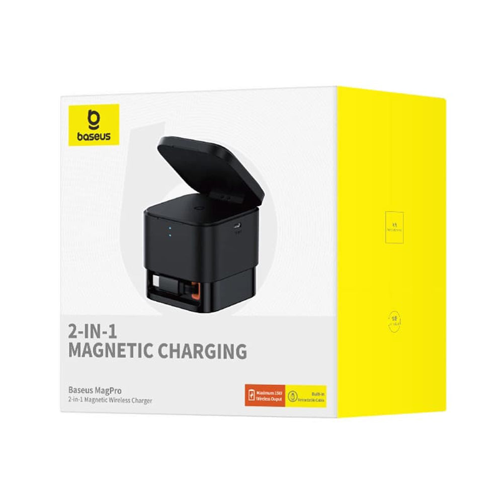 Incarcator Retea Wireless Baseus MagPro, 25W, 1.67A, 1 x USB-C, Crni P10264100123-00