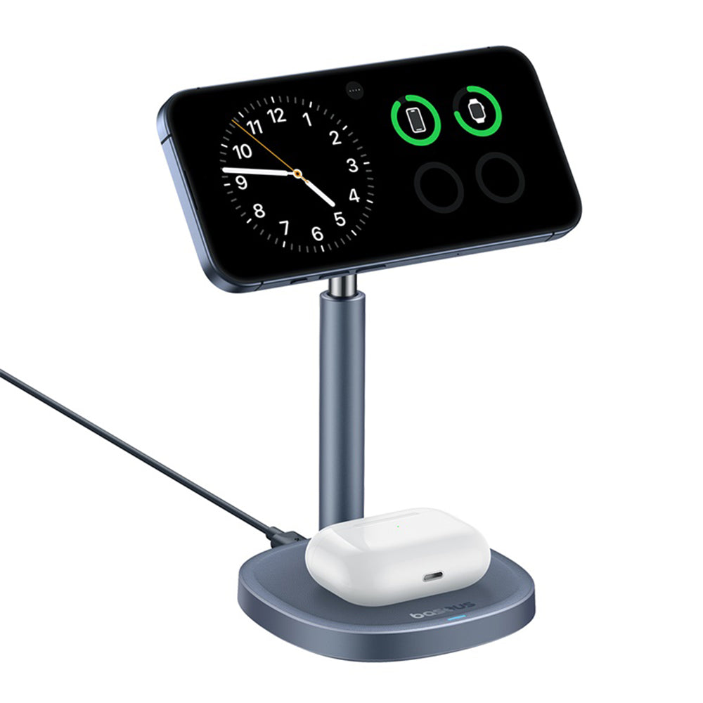 Bežični mrežni punjač Baseus Orbit 2 Pro 2in1, 20W, 1.67A, Sivi P10273500813-00