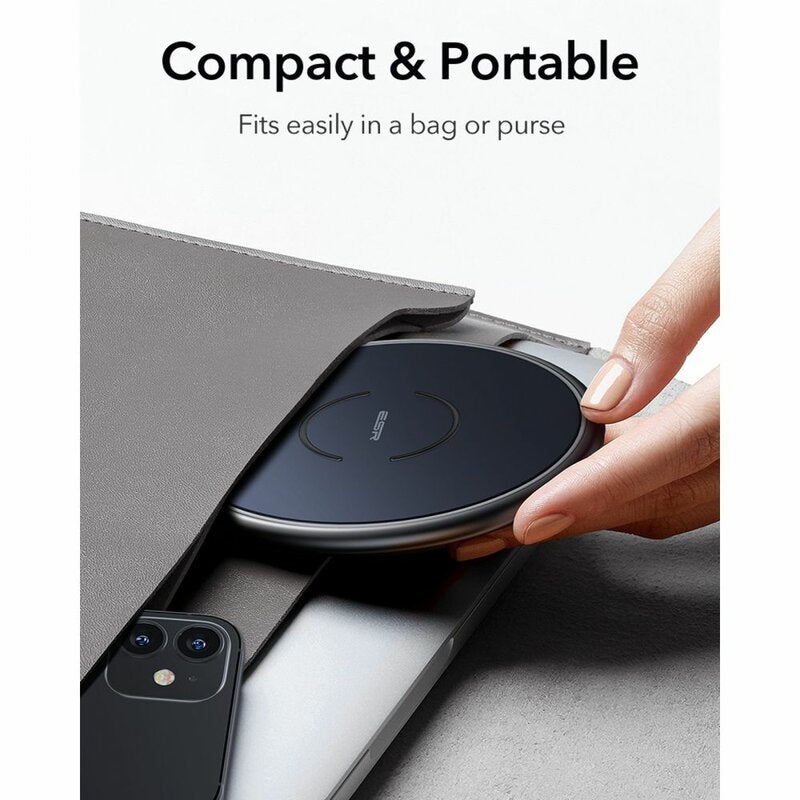 Bežični punjač ESR Halolock, 10W, 1.1A, Plavi