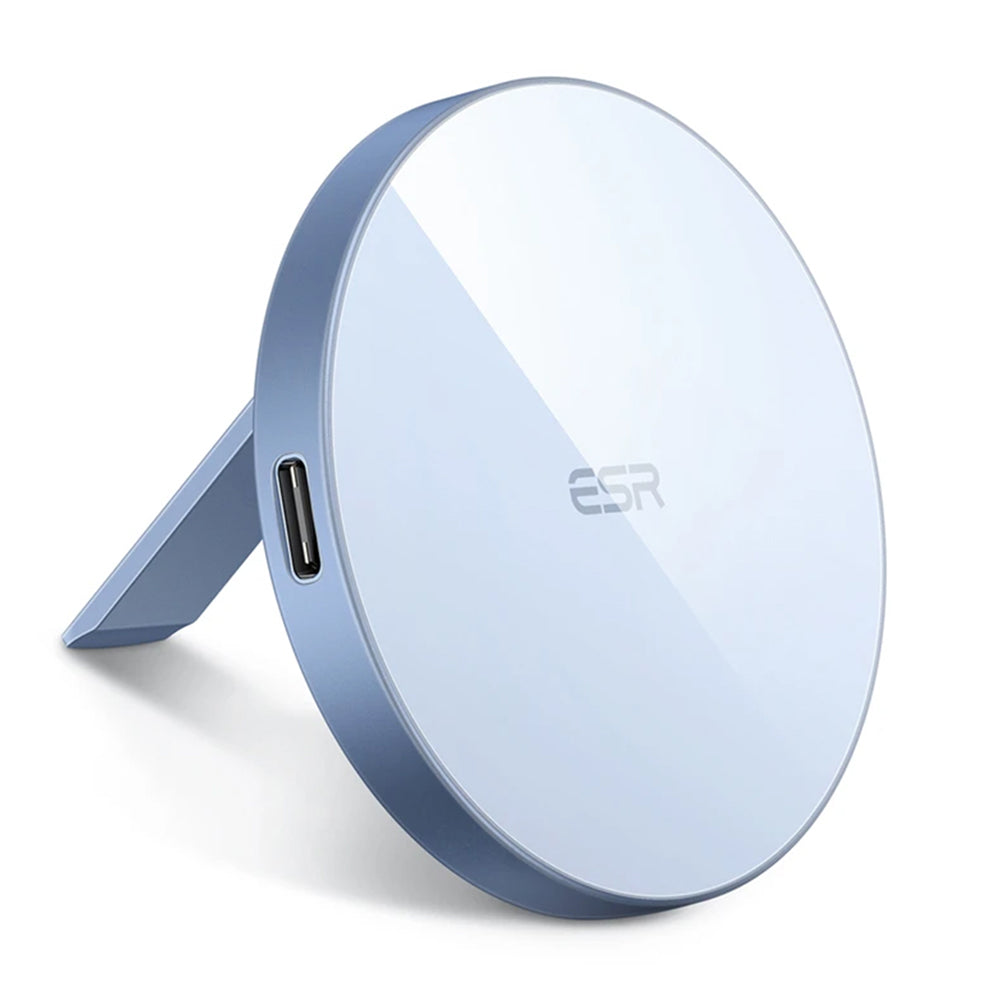 Bežični punjač ESR HaloLock, 15W, 1.67A, Plavi