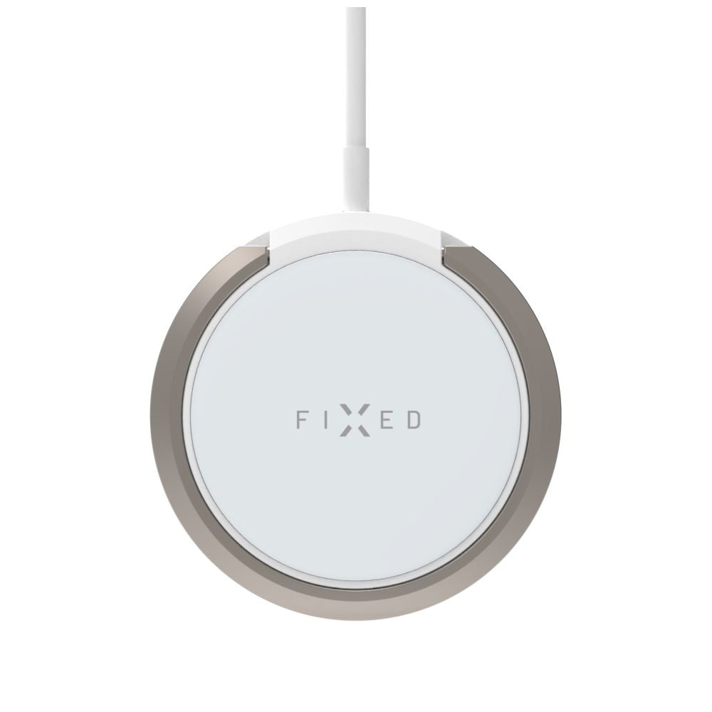 Bežični punjač Fixed Ring, 15W, 1.67A, Beli