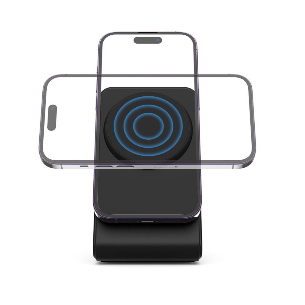 Punjač za bežičnu mrežu MagSafe Tech-Protect QI15W-A38, 15W, 1.67A, Crni