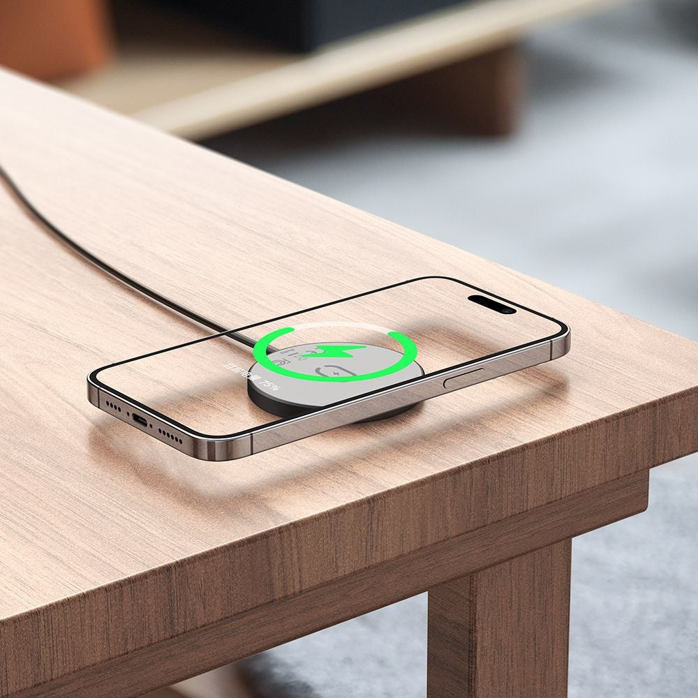 Bežični mrežni punjač McDodo CH-4360 Moon, 15W, 1.67A, Crni