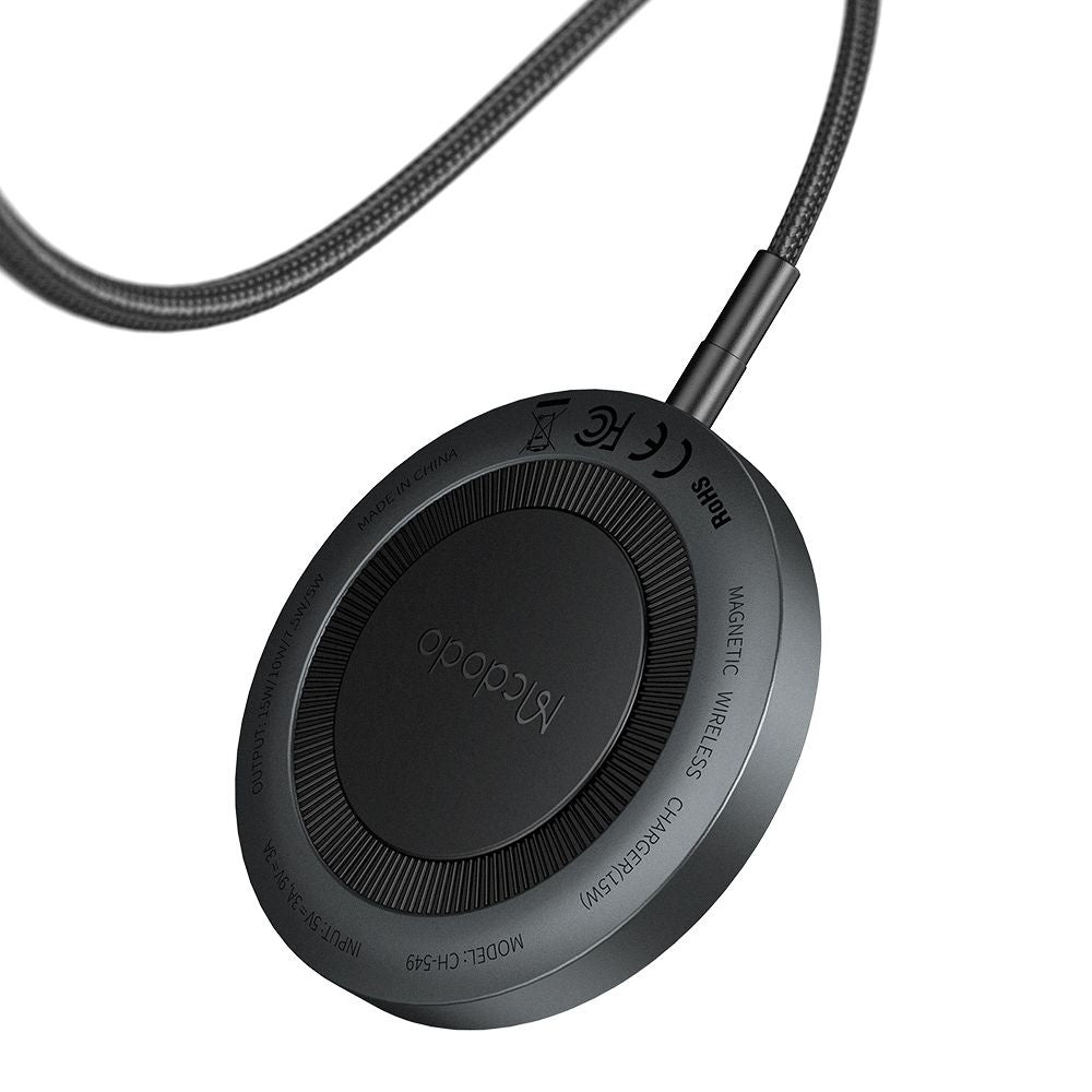 Bežični punjač McDodo CH-5490, 15W, 1.67A, Crni