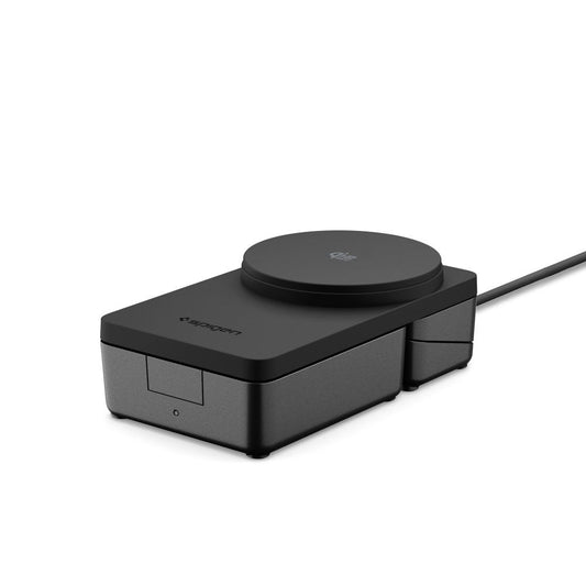 Bežični punjač Spigen EF323MQ Essential 3in1, 25W, Crni ACH10398