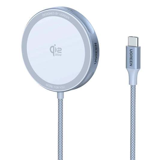 Bežični punjač UGREEN MagFlow, 25W, Plavi