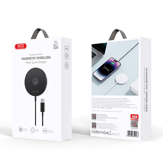 Punjač za Bežičnu Mrežu XO Design CX022, 15W, 1.67A, Crni