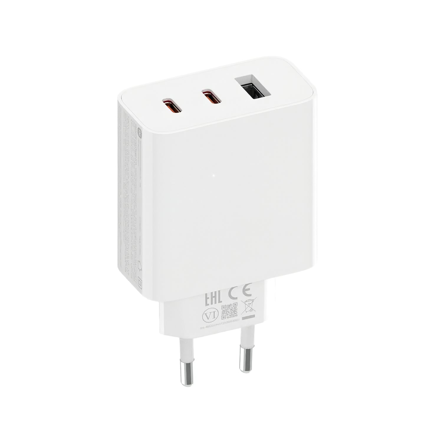 Punjač Xiaomi 2C1A GaN, 67W, 3A, 1 x USB-A - 2 x USB-C, Beli