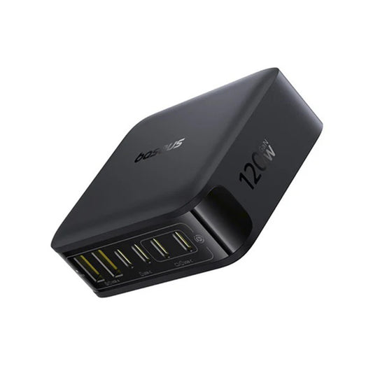 Punjač Stanica Baseus EnerFill FH21, 120W, 3.25A, 2 x USB-A - 4 x USB-C, Crna E0120T00