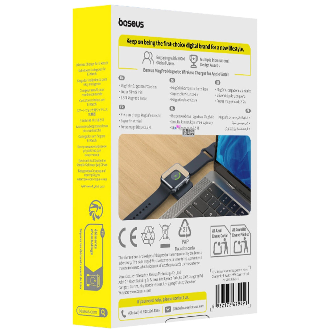 Bežični punjač Baseus MagPro za Apple Watch Series, USB-C, Crni P10264106123-00