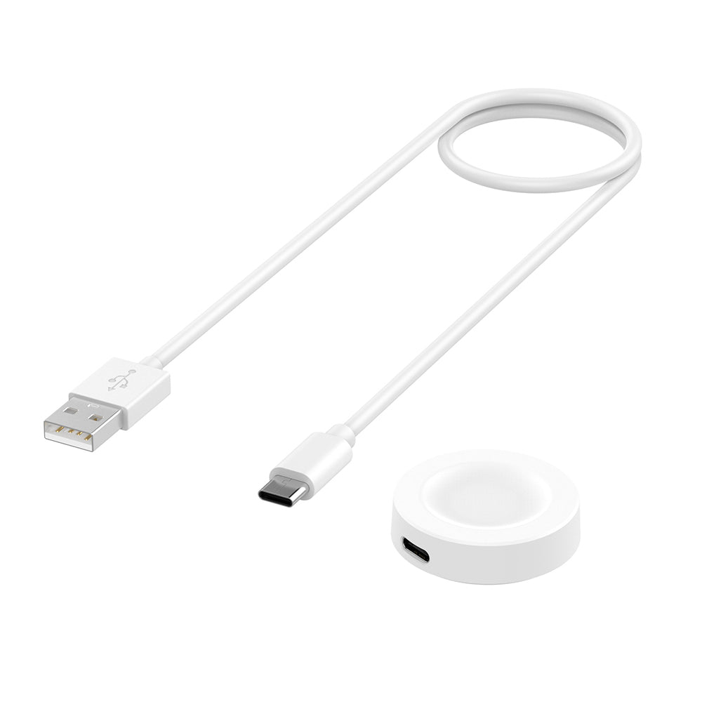 Bežični punjač Techsuit THC2 za Huawei Watch seriju, USB-A, Beli