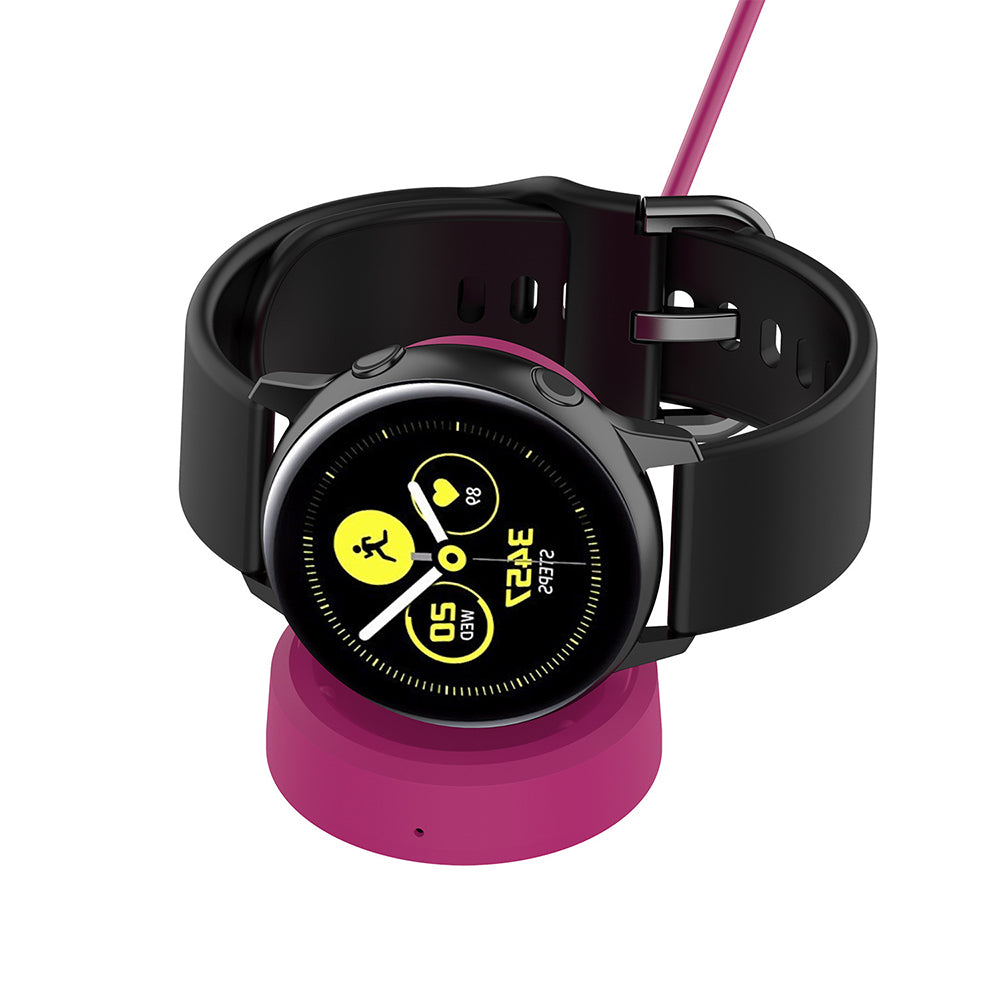 Bežični punjač Techsuit TSC3 za Samsung Galaxy Watch Series, USB-A, Crni
