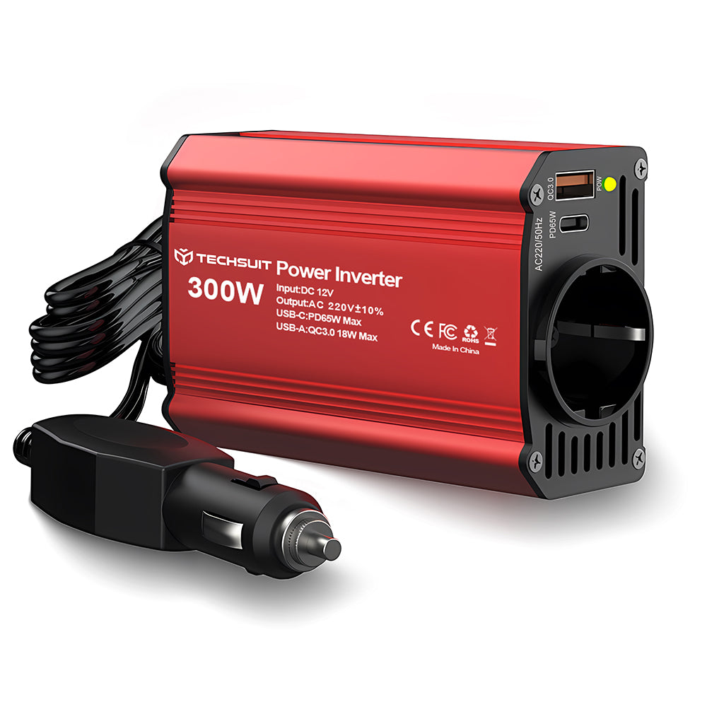Invertor Električni Auto Techsuit FlexiCarVolt, 300W