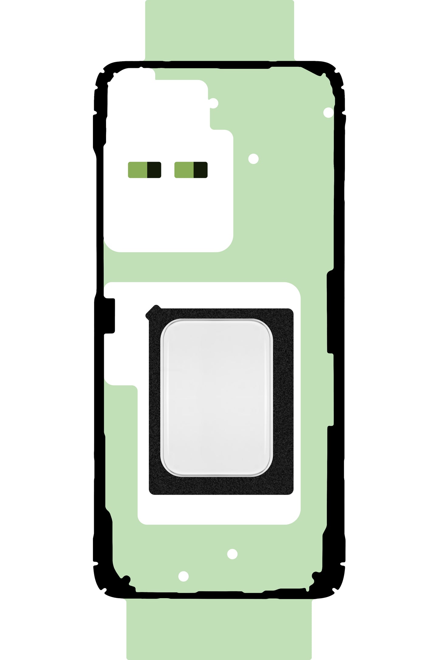 Kit lepak za poklopac baterije Samsung Galaxy S20 Ultra G988, Service Pack GH82-22280A