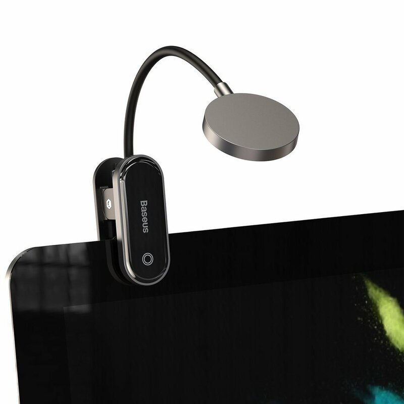 Prenosiva LED lampa Baseus Comfort Reading Mini Clip, Siva DGRAD-0G