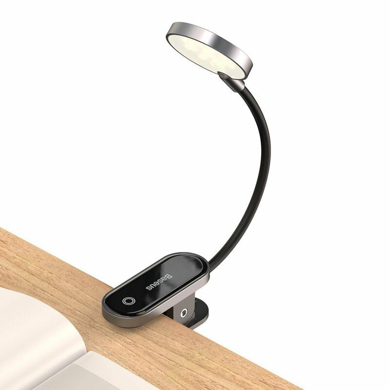 Prenosiva LED lampa Baseus Comfort Reading Mini Clip, Siva DGRAD-0G
