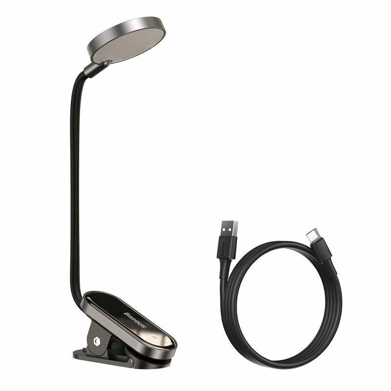 Prenosiva LED lampa Baseus Comfort Reading Mini Clip, Siva DGRAD-0G