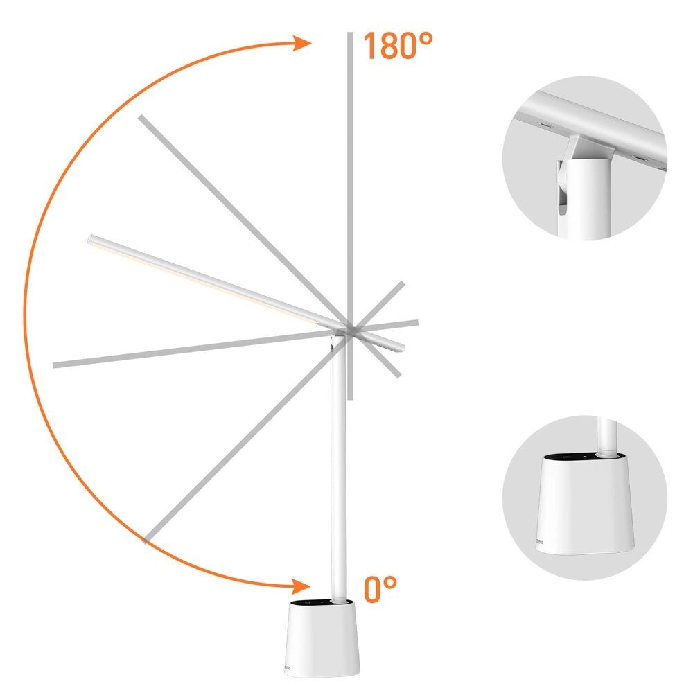 Lampa Led za radni sto Baseus Smart Eye, Bela DGZG-02