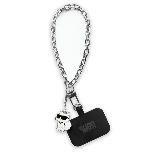 Lanac Brelok Telefon Karl Lagerfeld Choupette, Srebrni