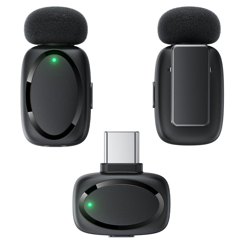 Lavalijera Acefast R2, USB-C, Set 2 komada, Crna