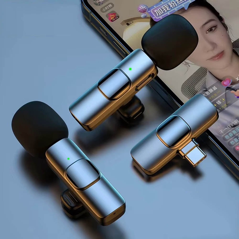 Lavaliera Techsuit LW2, USB-C, Set 2 komada, Crna