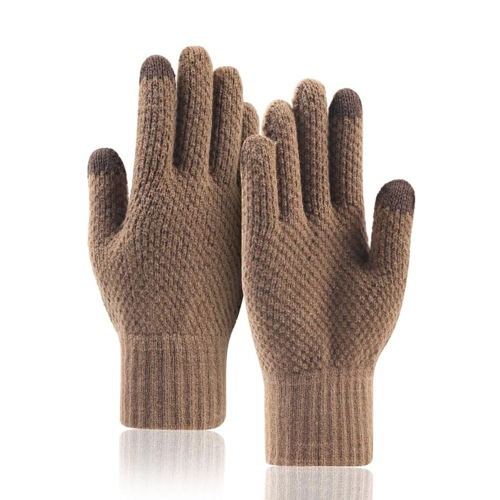 Zimske Taktile Rukavice za Muškarce Techsuit ST0013, Veličina 22cm, Braon