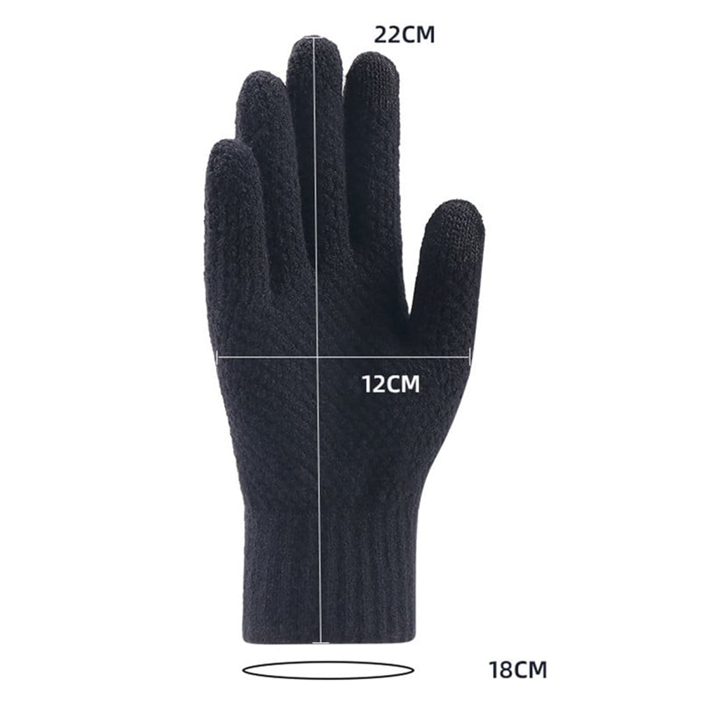 Zimske Taktile Rukavice za Muškarce Techsuit ST0013, Veličina 22cm, Braon