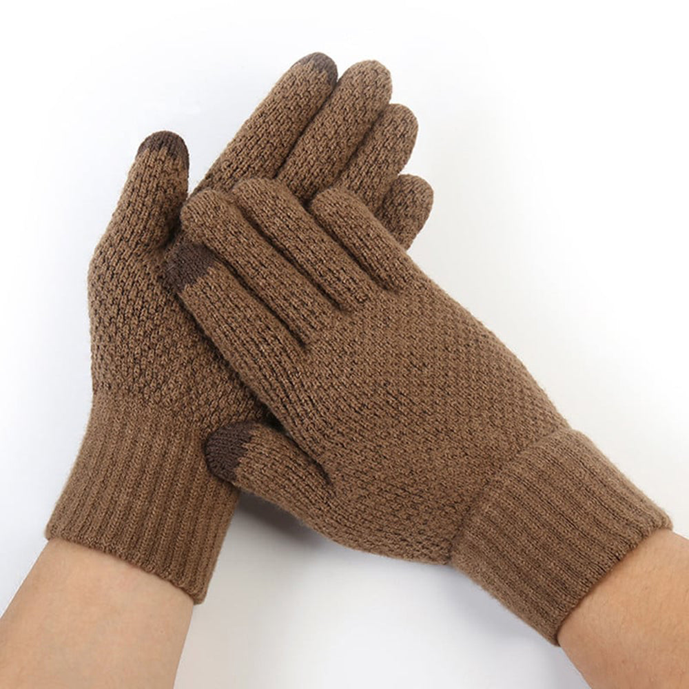 Zimske Taktile Rukavice za Muškarce Techsuit ST0013, Veličina 22cm, Braon