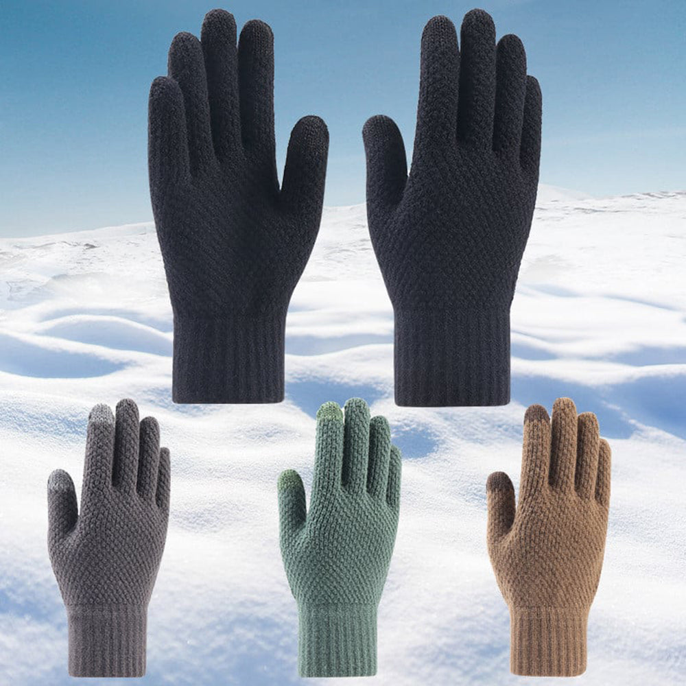 Zimske Taktile Rukavice za Muškarce Techsuit ST0013, Veličina 22cm, Braon