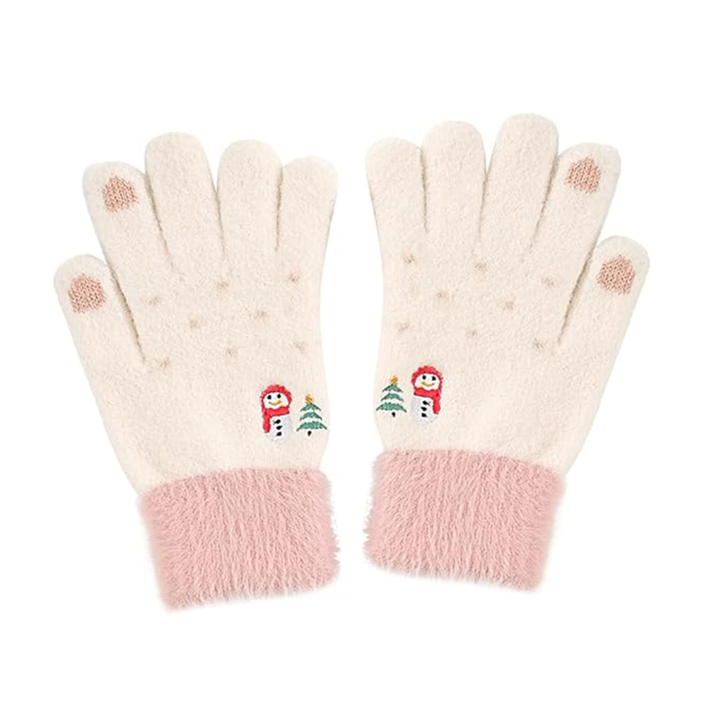 Zimske Taktile Rukavice za Dame Techsuit ST0011, Veličina 17cm, Bele